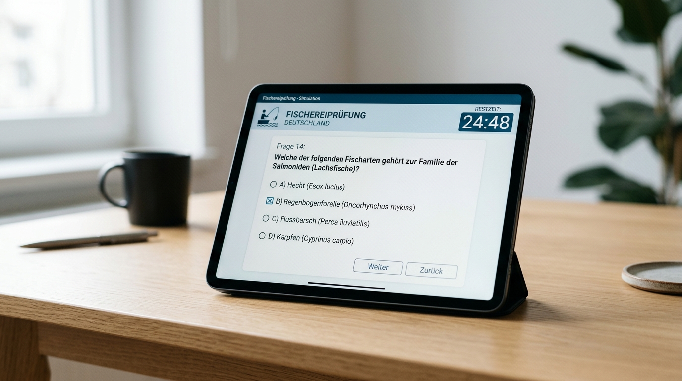 Angelschein und Fischereiprüfung: Prüfungsfragen effizient lernen